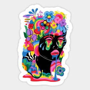 Flower Girl Sticker